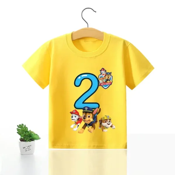 camiseta amarilla patrulla canina